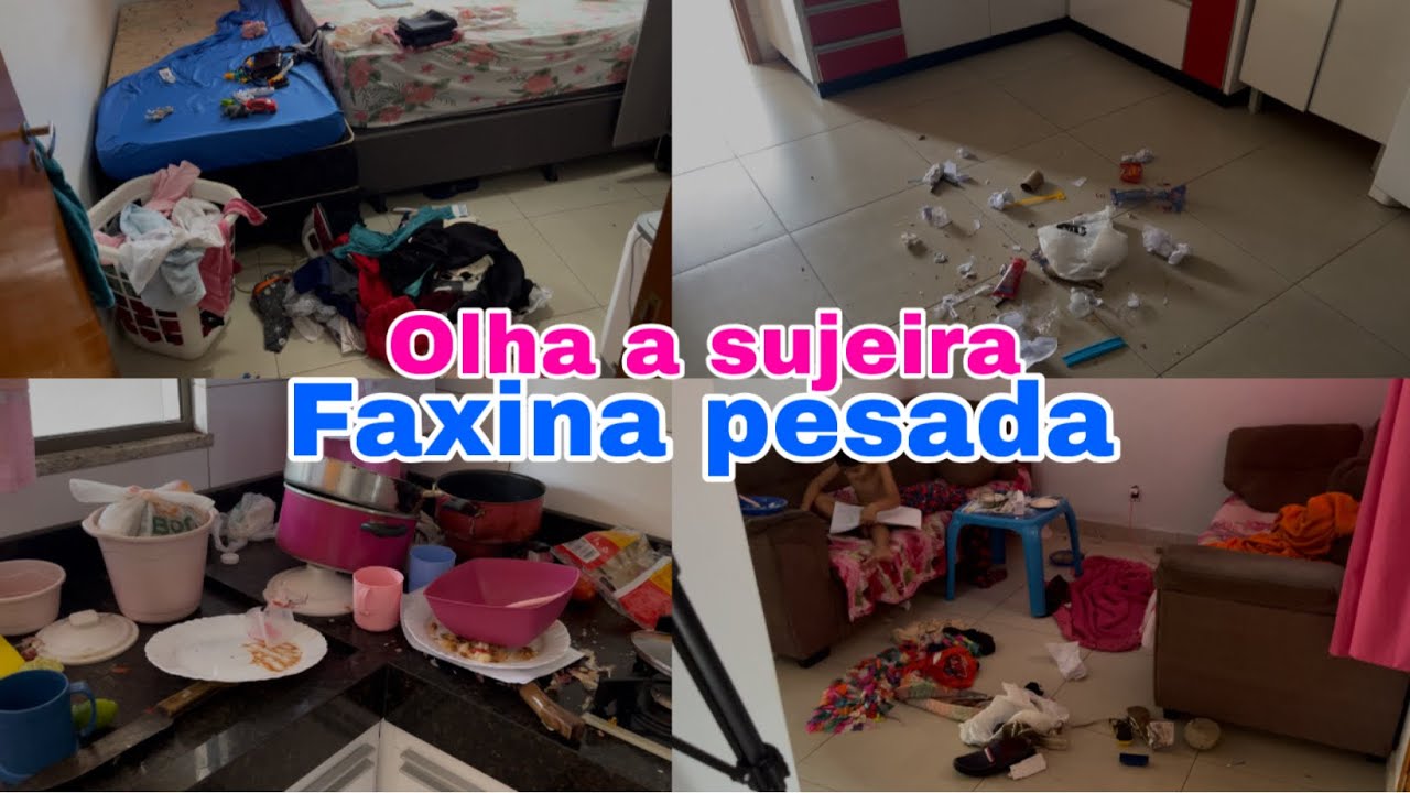 1 DIA SEM ARRUMAR CASA E OLHA A SUJEIRA 😱 Grávida em ação 