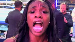 Claressa Shields ERUPTS after HEATED Alycia Baumgardner CONFRONTATION; 2nd Angle of them GOING AT IT