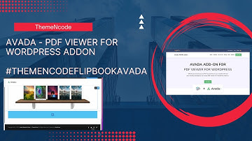 Avada - PDF Viewer for WordPress Addon | #ThemeNcodeFlipbookAvada |