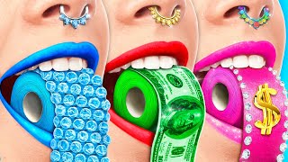 Rich vs Poor vs Giga Rich Student | School Situations With Rich Vs Broke Girl by RATATA BOOM