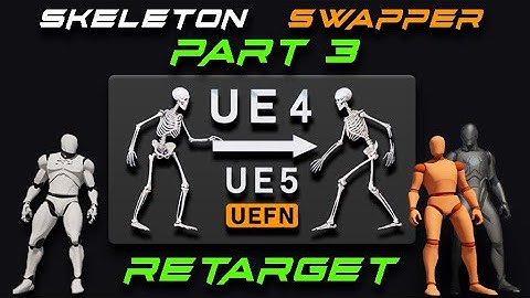 Retarget UE4 UE5 or UEFN || Skeleton Swapper PART 3