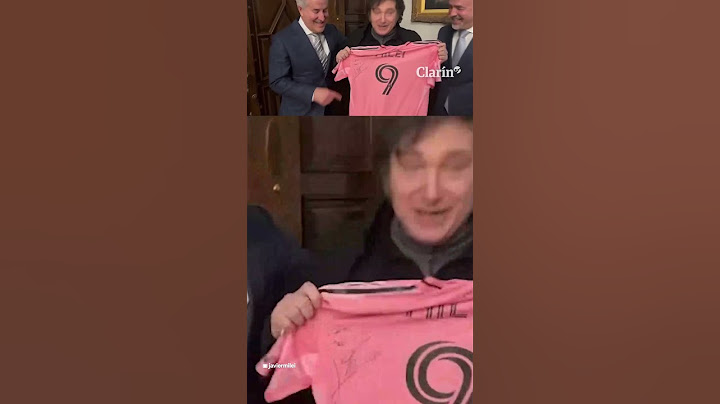 Messi le regaló una camiseta firmada a Javier Milei: "El más grande de todos los tiempos"