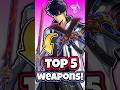 JINWOO TOP 5 BEST WEAPONS! [Solo Leveling: Arise] #sololevelingarise #newcode #sololeveling