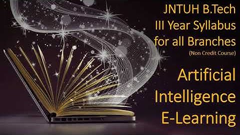 JNTUH R18 Regulation | 3 - 1 | Artificial Intelligence Syllabus | Non Credit Course | All branches
