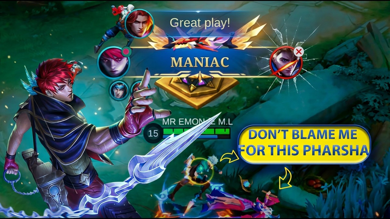 MINAC + ALUxANGELA KILL JULIAN IS VILLAIN😈🦹🏻‍♂️MLBB GAMEPLAY WITH JULIAN