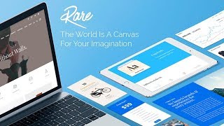 Rare WordPress Theme Landing-Page Presentation - Ultimate Site Builder Template