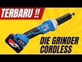 Menggerinda Di Angle Yang Sulit Bisa Pakai DongCheng Cordless Brushless Die Grinder DCSJ25 EM