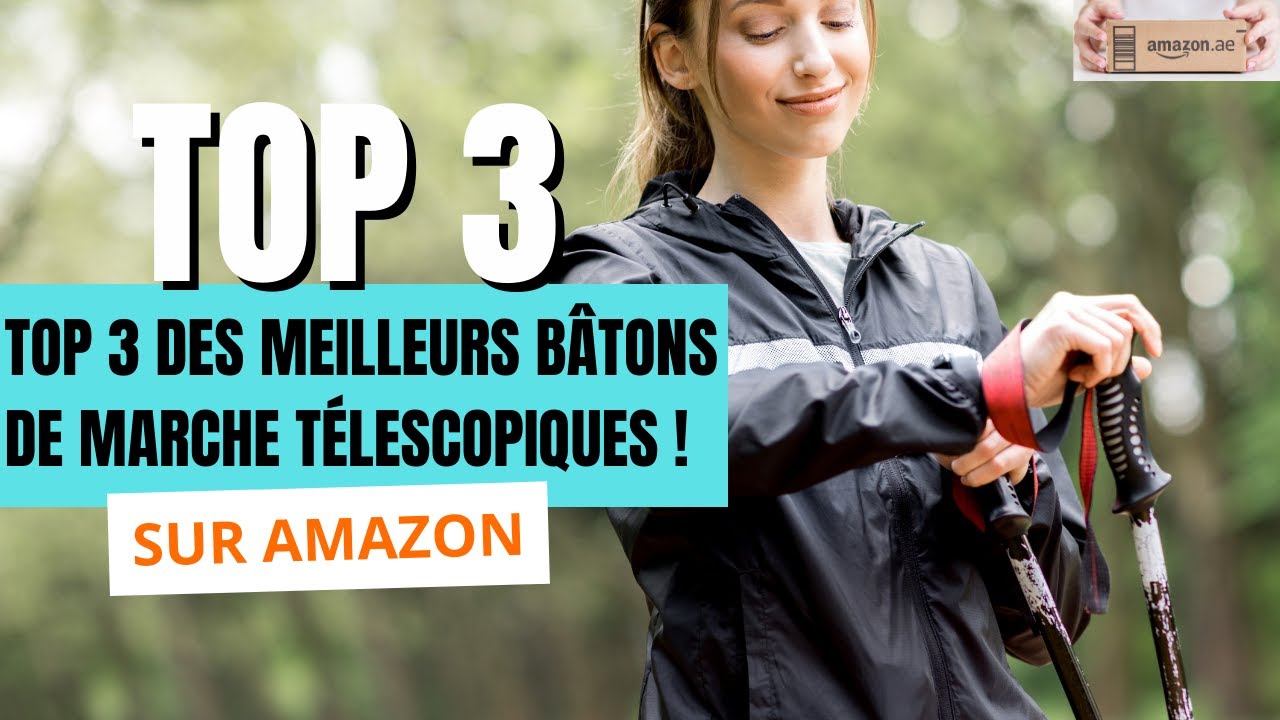 Bâton De Randonnée Pliable Hiking Hunter Premium - Noir, Petit Modèle 100-120 Cm (Open Box)