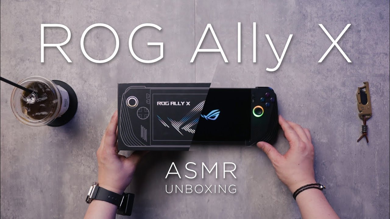 ROG Ally X - ASMR Unboxing - YouTube