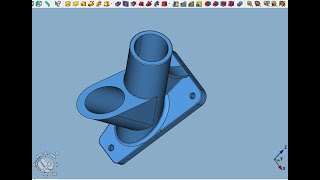 FreeCAD Часть 108. Пример создания модели