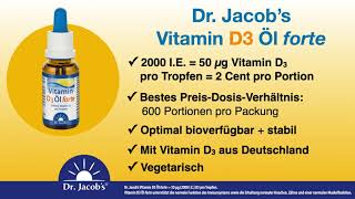 Vitamine D3 Junior Dr. Jacob's En Gouttes 20 Ml - Complément Alimentaire Pour Enfants