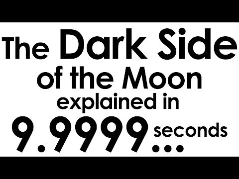 The Dark Side of the Moon explained in ten seconds