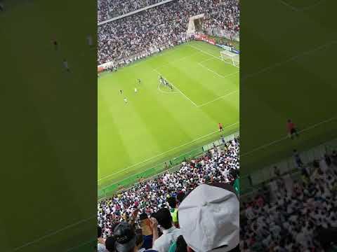لحظه تأهل المنتخب السعودي لكاس العالم ٢٠١٨