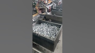 Steel bar straight thread coupler in mass production