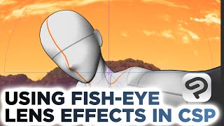 Using FishEye Effects and Perspective in Clip Studio Paint