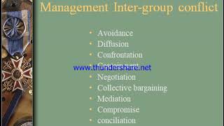conflict management - part II