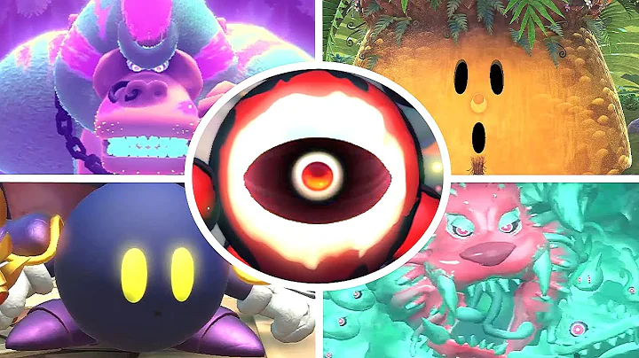 Kirby and the Forgotten Land - All Bosses + Secret...