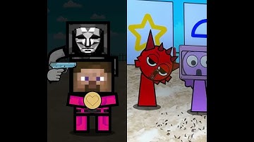 Sprunki Lime plays Squid Game Dalgona Candy