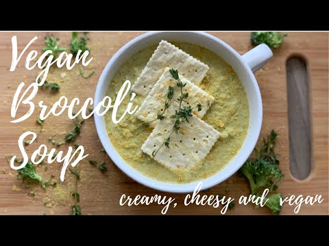 Vegan Broccoli “Cheddar” Soup