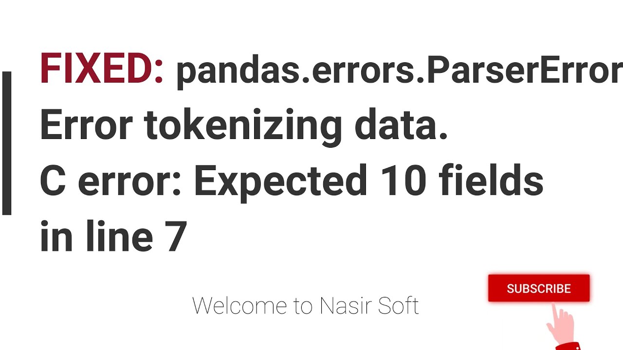 Error tokenizing data c error expected