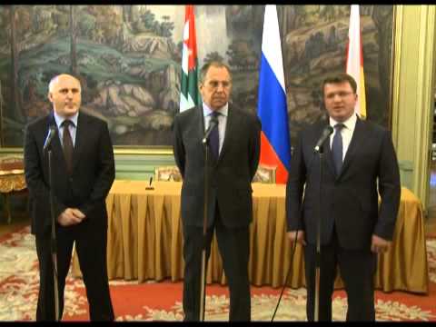 С.В.Лавров с В.А.Чирикбой и Д.Г.Санакоевым