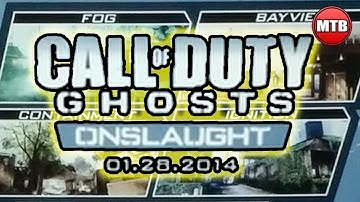 Call of Duty: Ghosts "ONSLAUGHT" Map Pack 1 - NEW Gun + Multiplayer DLC - Ghost KEM Strike GAMEPLAY