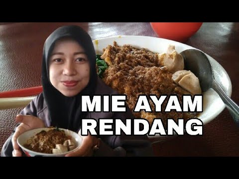 Mie Ayam Rendang Maknyus Youtube