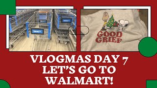 12 Days of Vlogmas | Walmart Run with Mom | Day 7