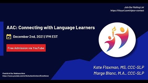 AAC: Connecting with Language Learners