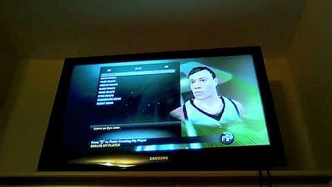 Nba 2k11: My Player Creation
