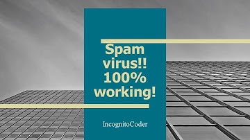 Create Virus using notepad!! 100% Working, DONT MISUSE IT.