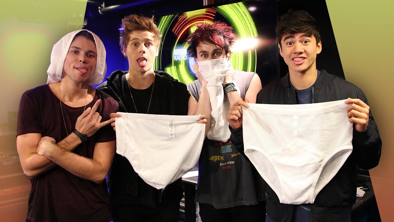 5sos In Their Pants In Radio 1 S Chartroom Youtube