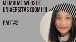 Cara membuat Website UGM PART#2 (Menggunakan CSS+HTML di visual studio code)
