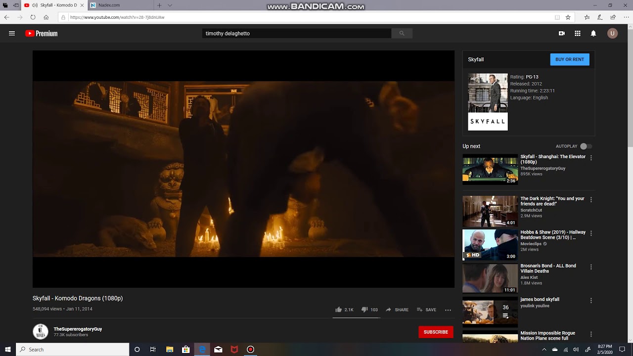 Skyfall - Komodo Dragons (1080p) - YouTube