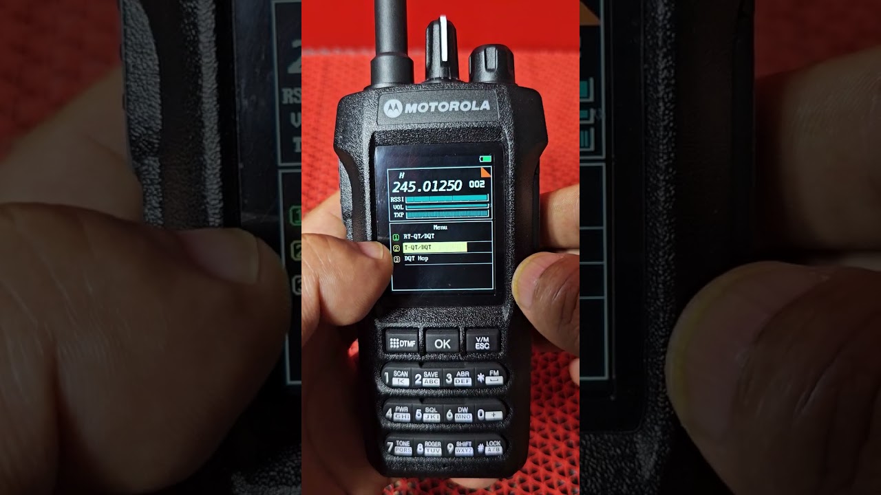 วิธีใส่่โทน Tone CT DCS Motorola R8