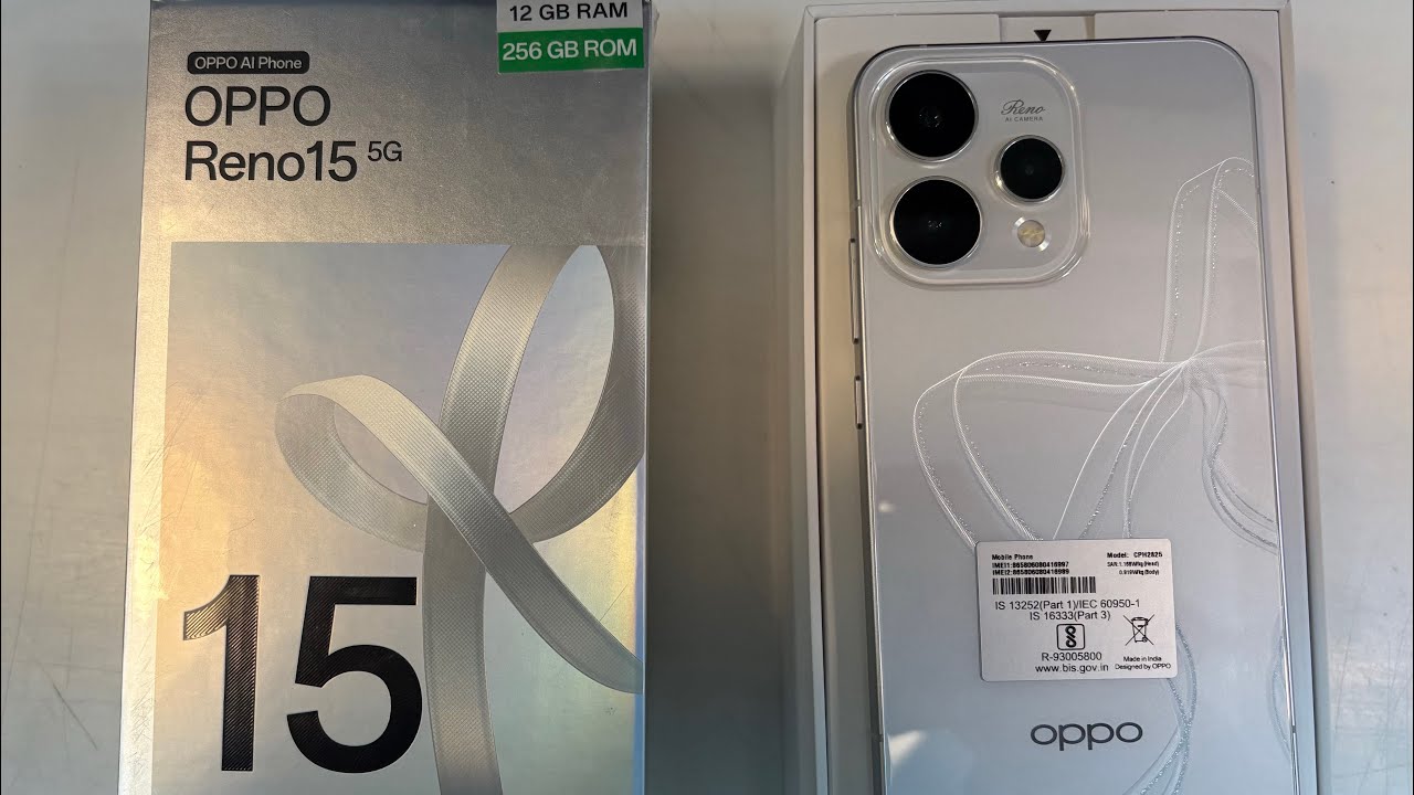 OPPO Reno 15 5G Unboxing Review | Camera Test | OPPO Reno 15 5G Launch Date in India & Price 
