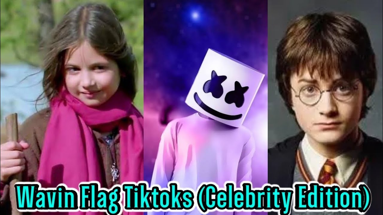 WAVIN FLAG TRENDING TIKTOK COMPILATION | CELEBRITY PEOPLE TRENDING TIKTOK (Wavin Flag)| TIKTOK TREND