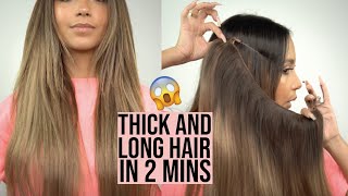 CABELLO LARGO Y ABUNDANTE EN 2 MIN CON HALO EXTENSIONS