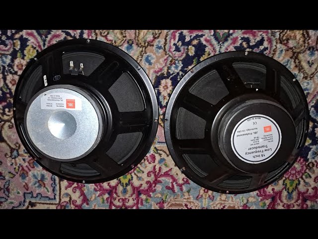 JBL m115 -8 15 inch woffer & JBL 330757-001 woffer 15 inch - YouTube