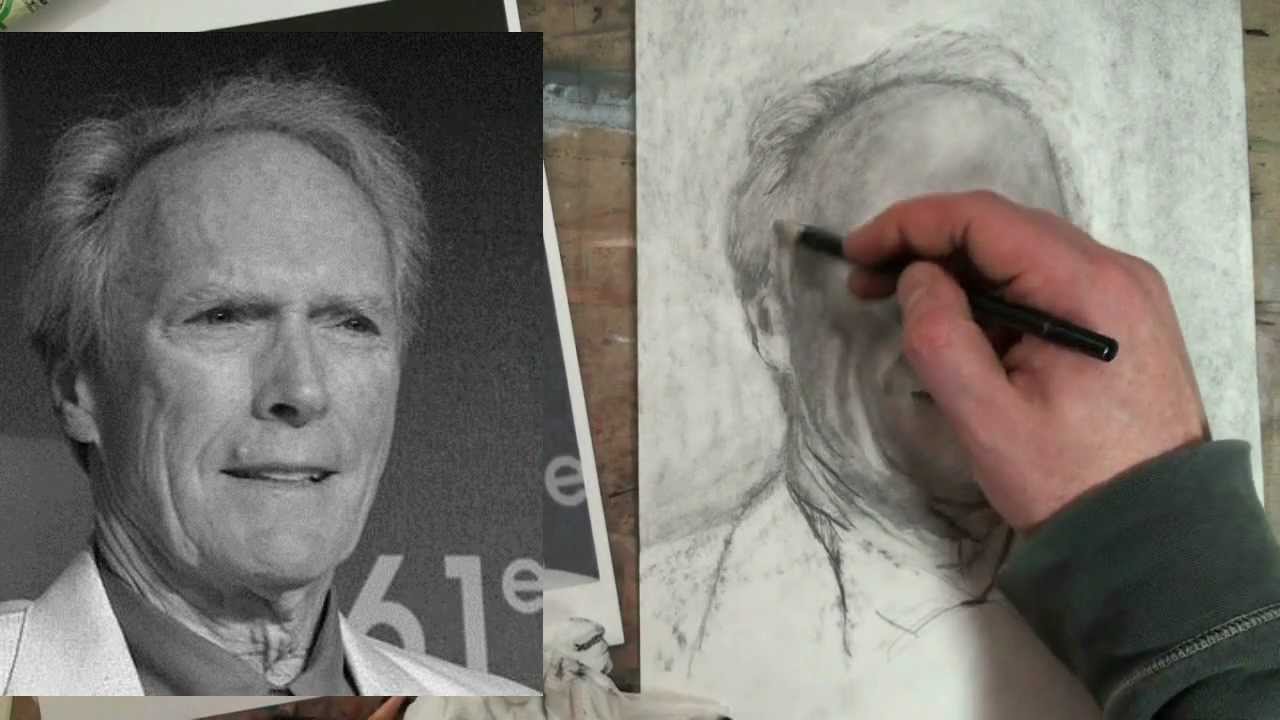 ⁣YOUDRAW How to Draw Clint Eastwood: Interactive Portrait Drawing Lesson