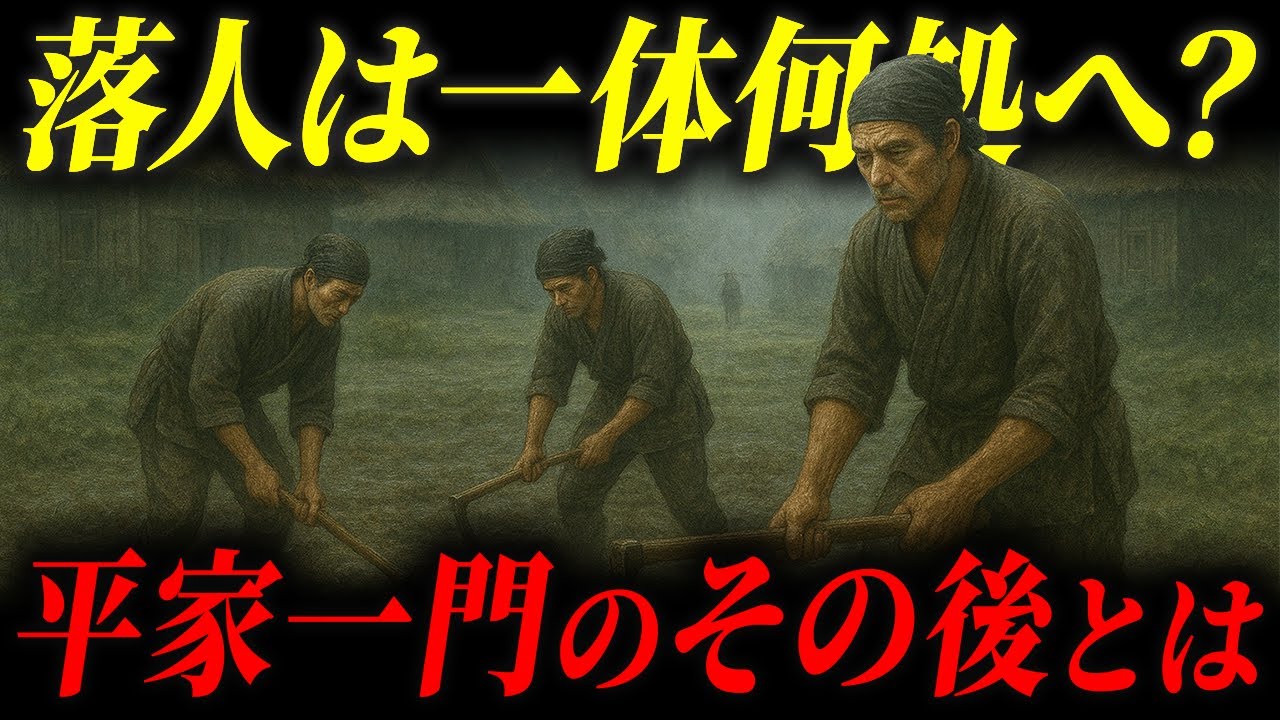 【衝撃！】平家は滅亡後も実は生き延びていた！全国に広がる落人伝説の物語【平安時代】