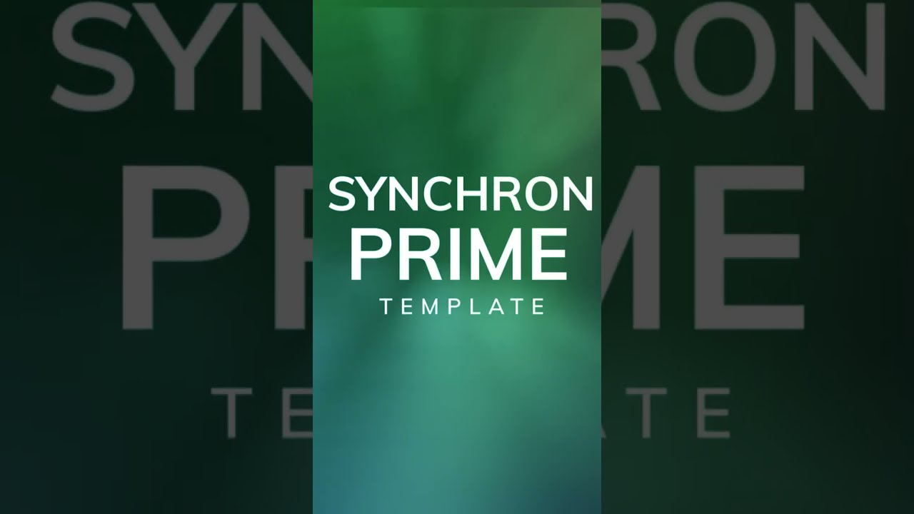 Synchron Prime Template - Free Download! 