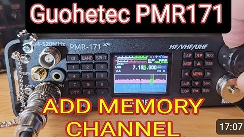 Guohetec PMR -171 Add Memory Channel