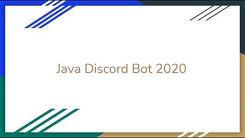 How to make a Discord Bot in Java