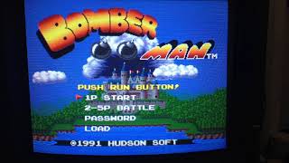 Sony Pvm-3230 Test Bomberman Intro Pc Engine