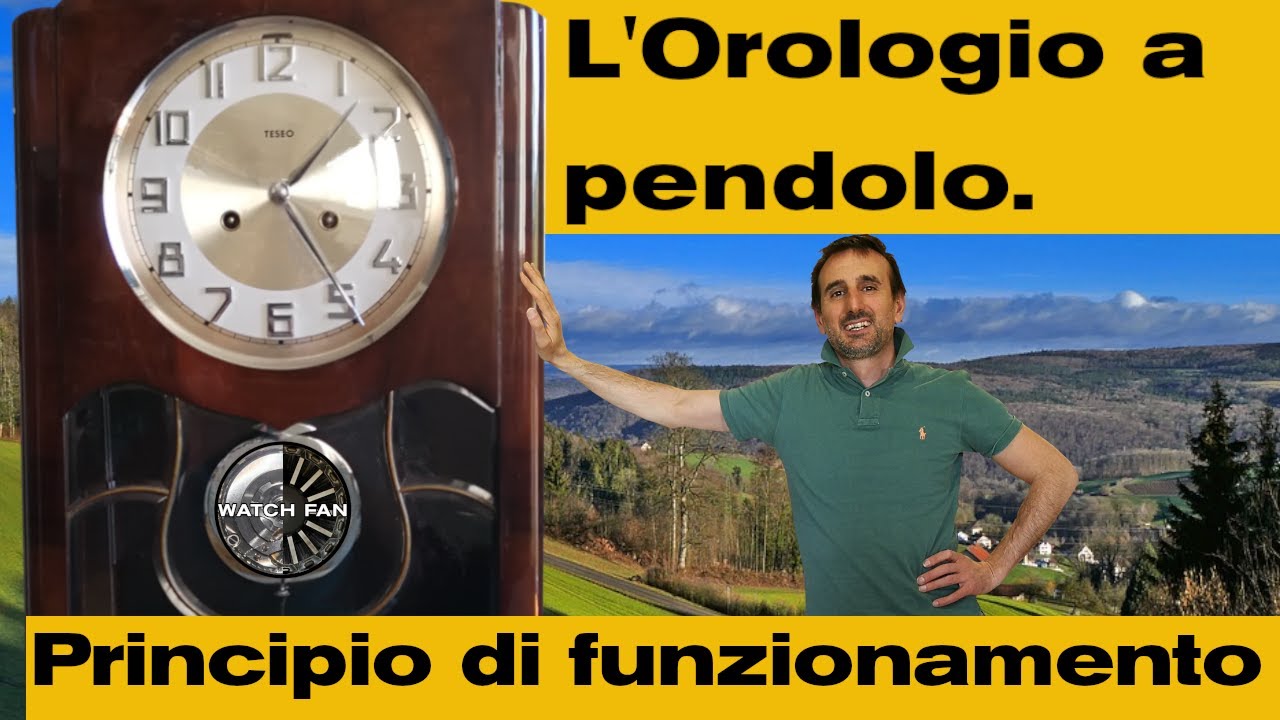 L' orologio a pendolo, Principio di funzionamento - Pendulum Clock