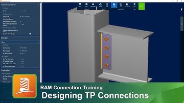 Designing Through Plate (TP) Connections in RAM Connection