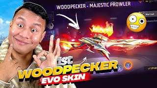 First Time Evo Woodpecker Lvl 7 Solo Vs Squad Gameplay  Tonde Gamer  Free Fire Max