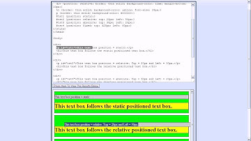 CSS Tutorial for Beginners part 4 of 4 - Positioning