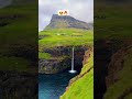 This Place Doesn't Feel Real: Gasadalur, Faroe Islands #shorts #nature #usa #travel shorts